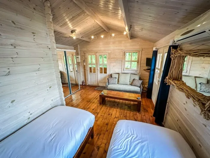 Living space of the Boat Friends chalet